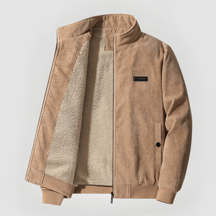 UDO - Cordjack met fleecevoering