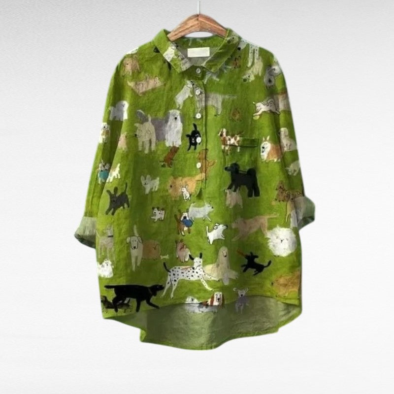 Zylaa® | Modieuze Vintage Blouse