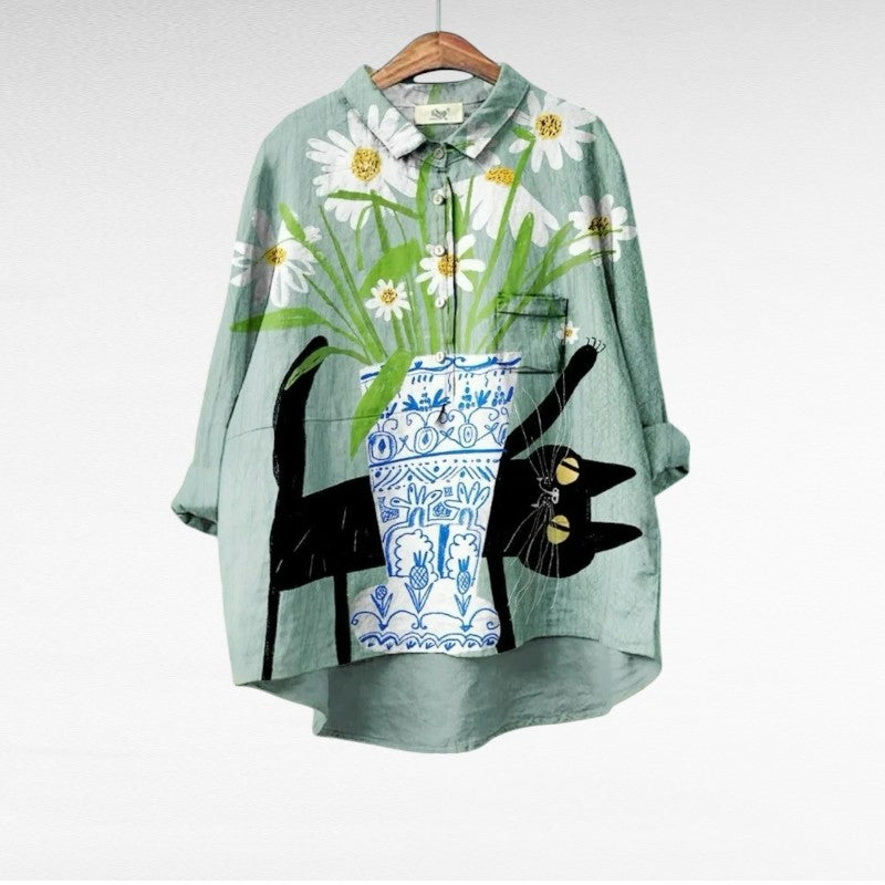 Zylaa® | Modieuze Vintage Blouse