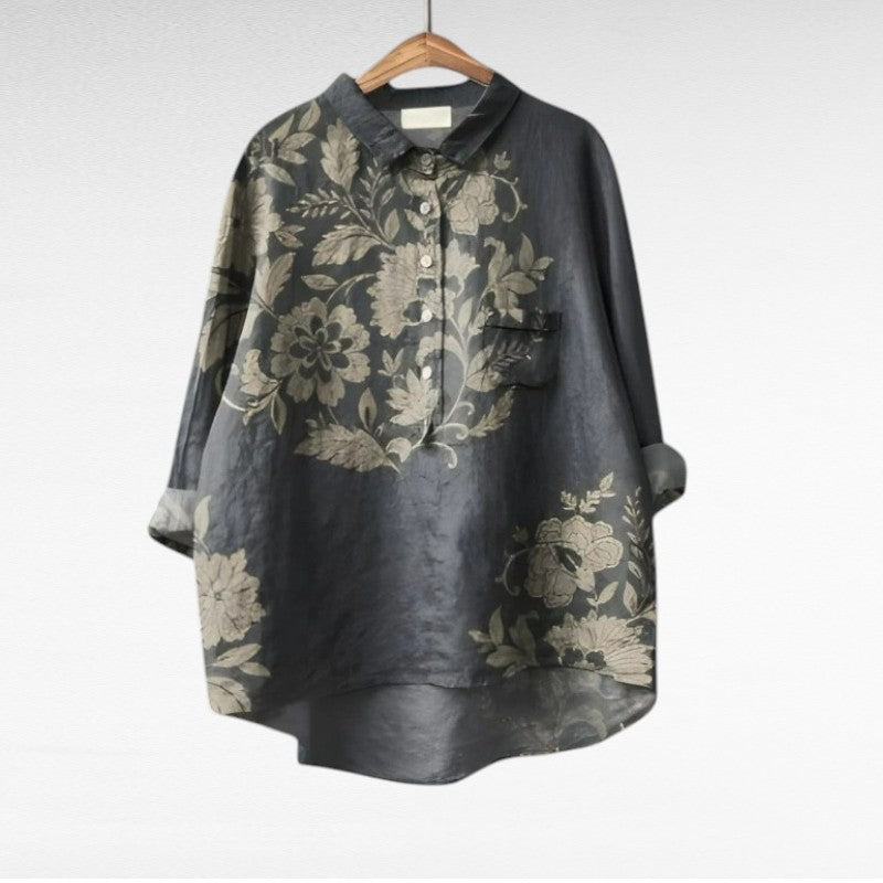 Zylaa® | Klassieke Bloemenblouse
