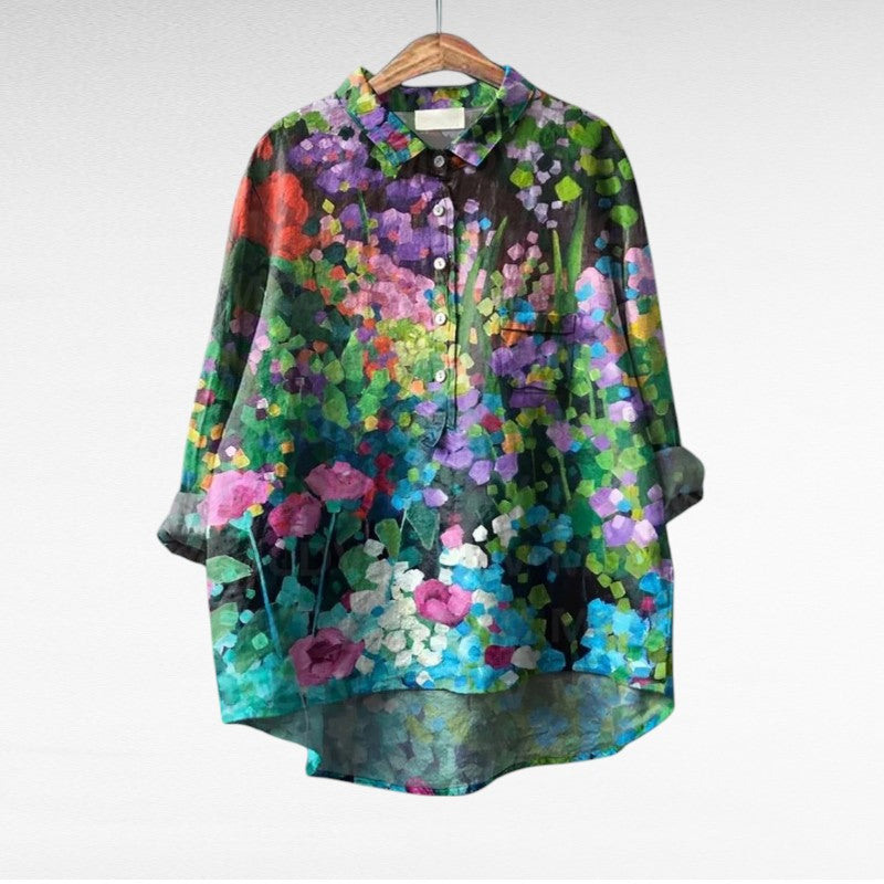 Zylaa® Klassieke Bloemenblouses