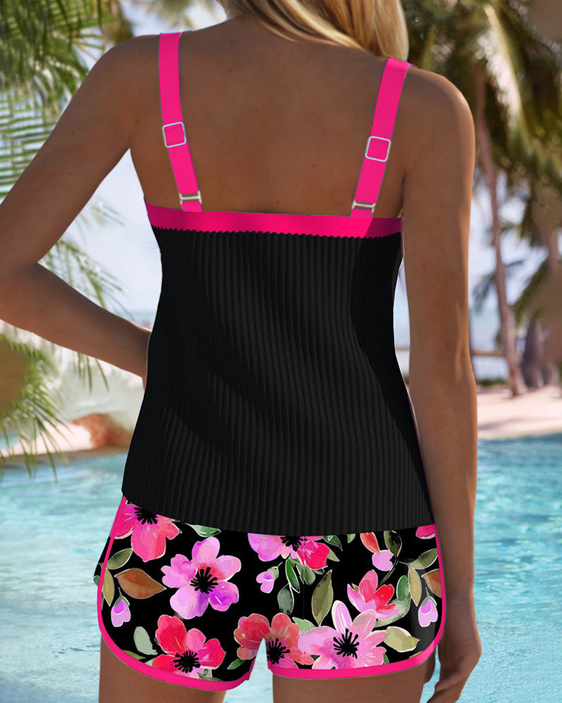 Zylaa® | Tweedelige Elegante Tankini Set