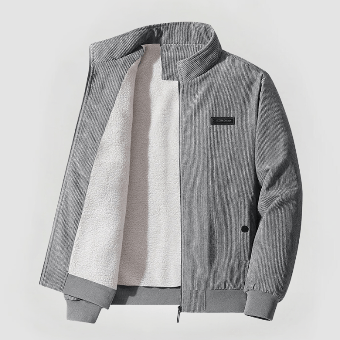 UDO - Cordjack met fleecevoering