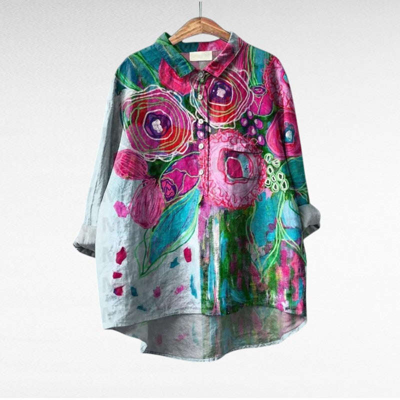 Zylaa® Klassieke Bloemenblouses