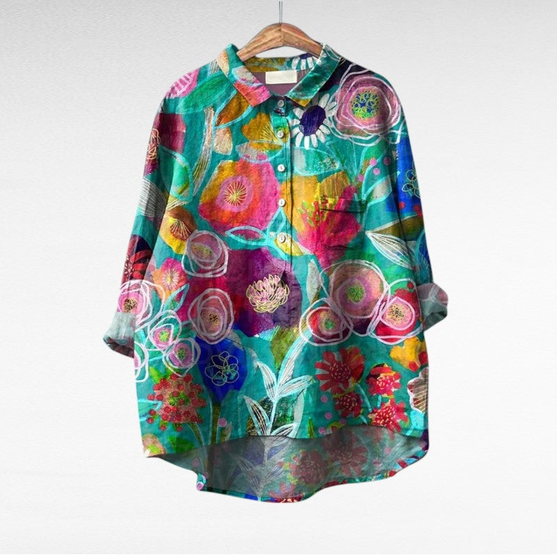 Zylaa® Klassieke Bloemenblouses