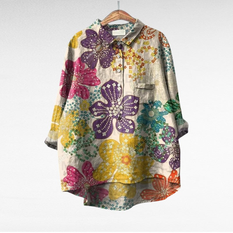 Zylaa® Klassieke Bloemenblouses