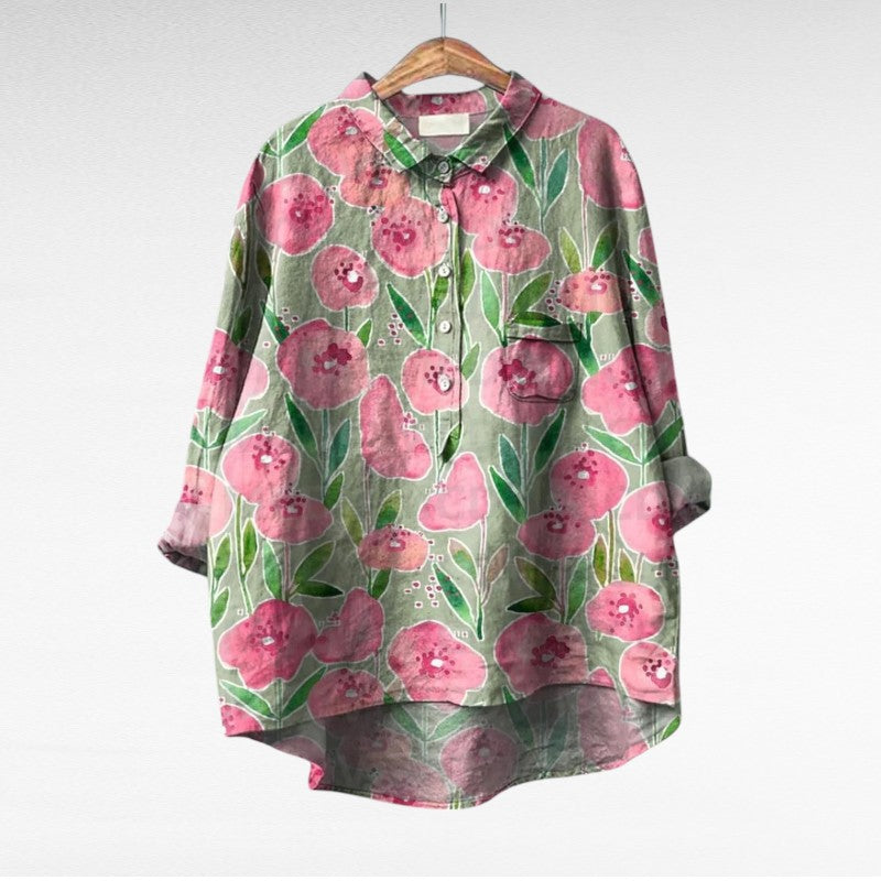Zylaa® Klassieke Bloemenblouses