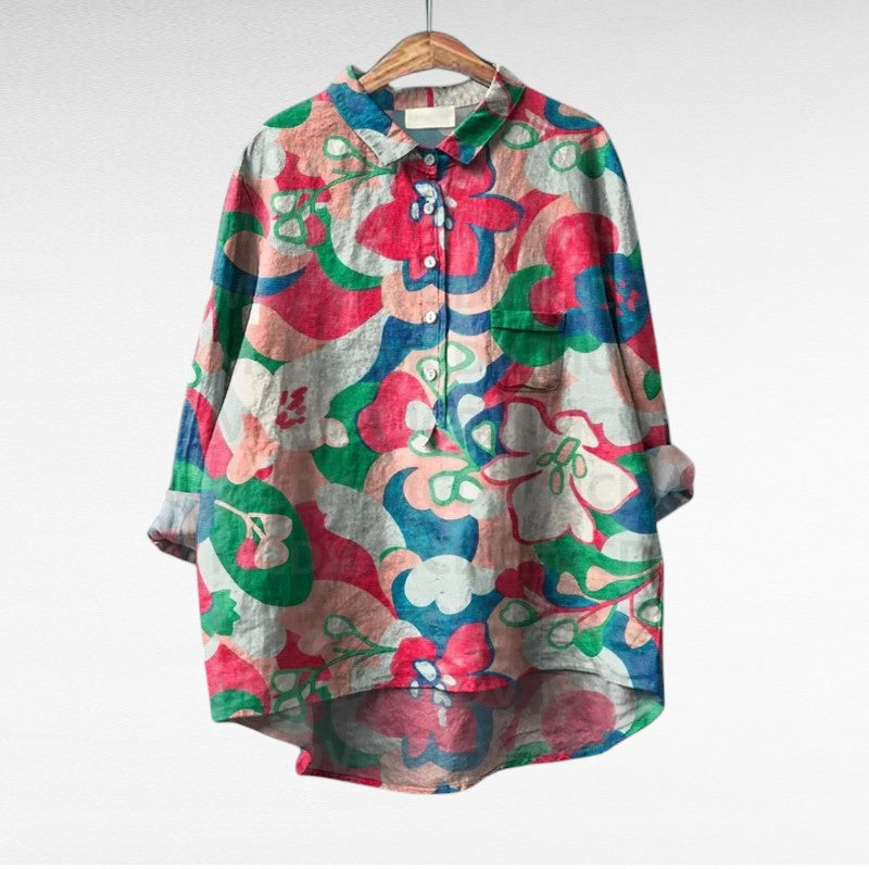 Zylaa® Klassieke Bloemenblouses