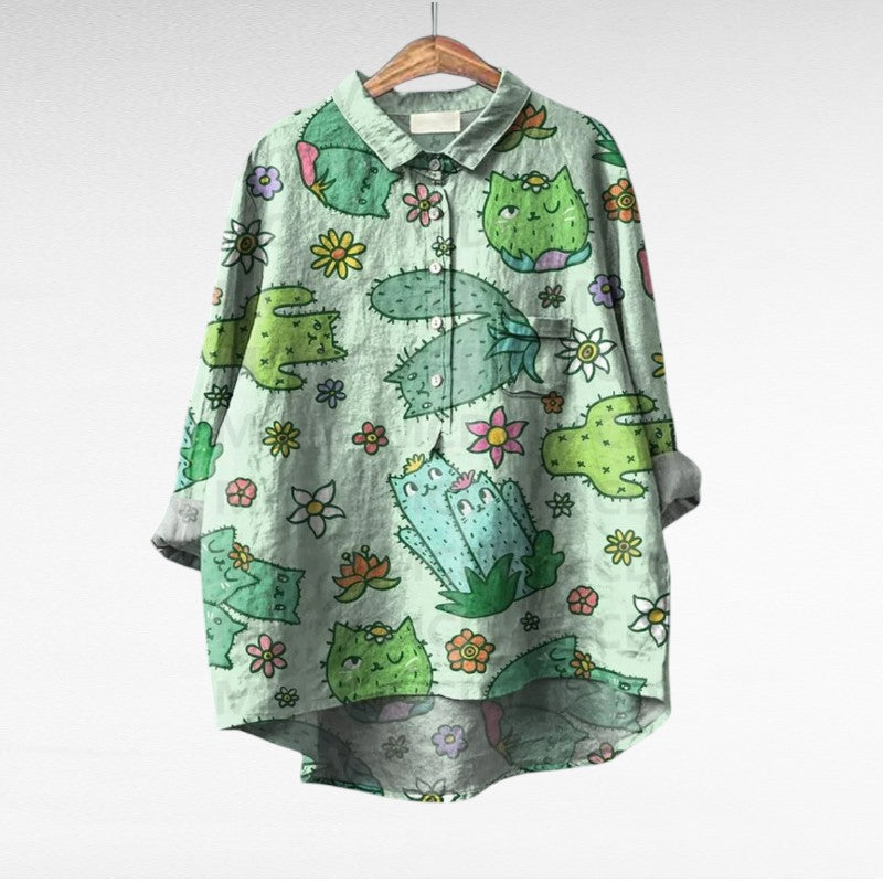 Zylaa® Klassieke Bloemenblouses