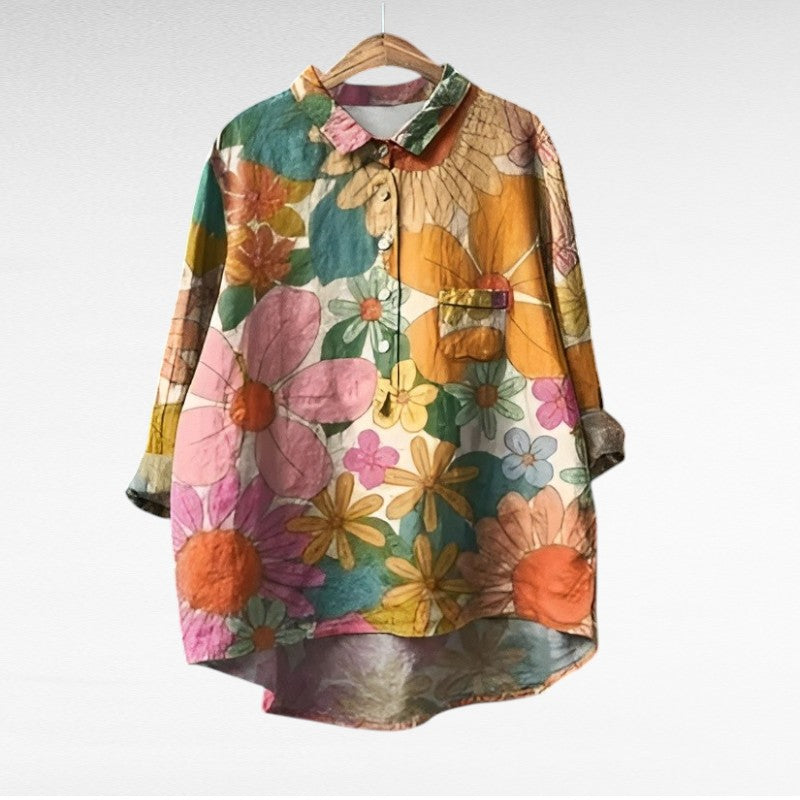 Zylaa® | Klassieke Bloemenblouses