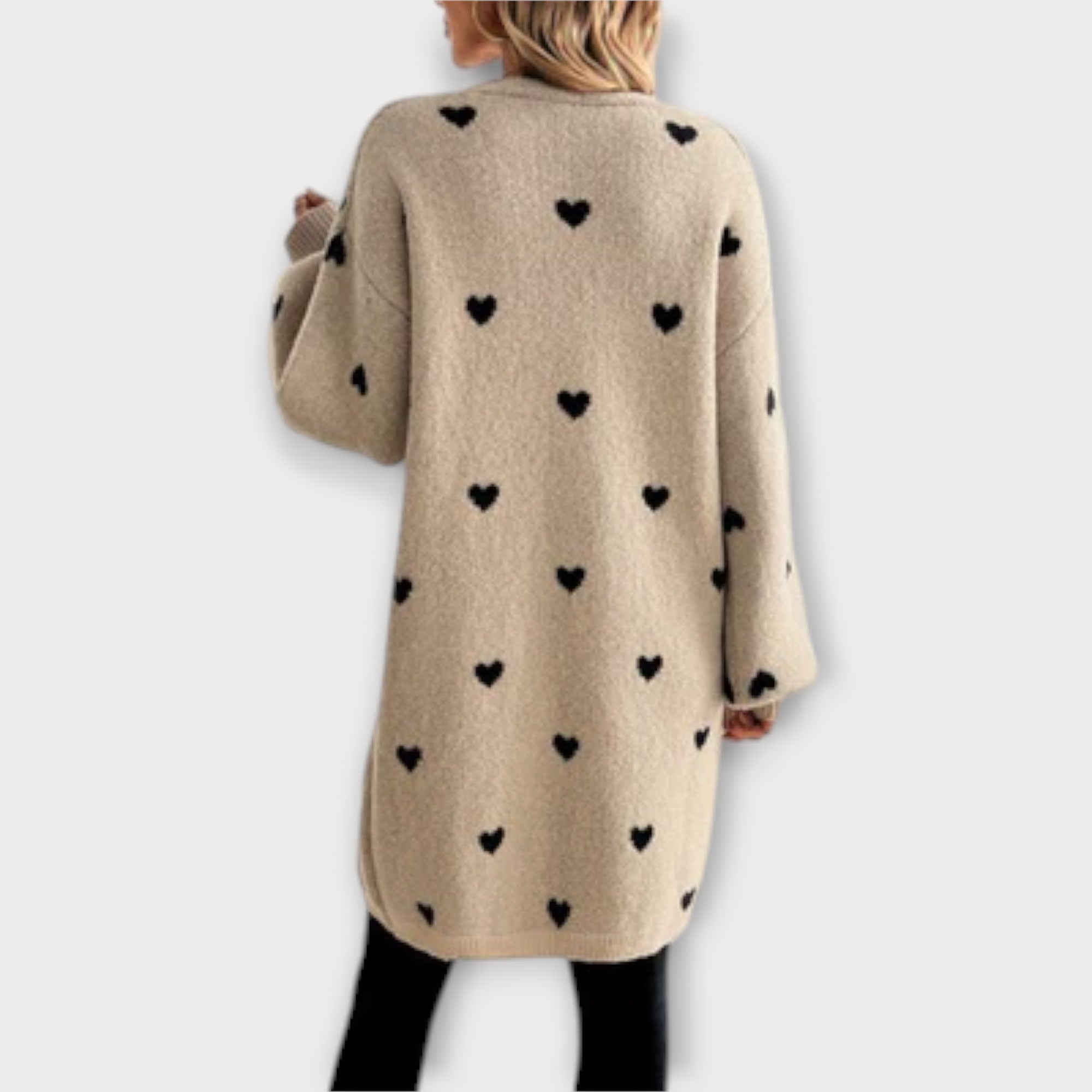 Julia - Vest met Hartjespatroon