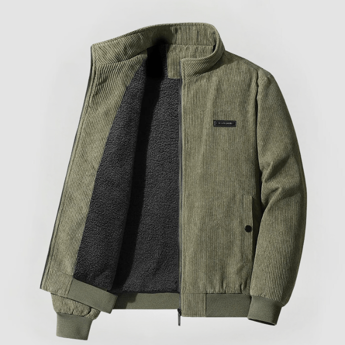 UDO - Cordjack met fleecevoering