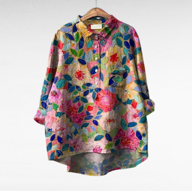 Zylaa® | Klassieke Bloemenblouses