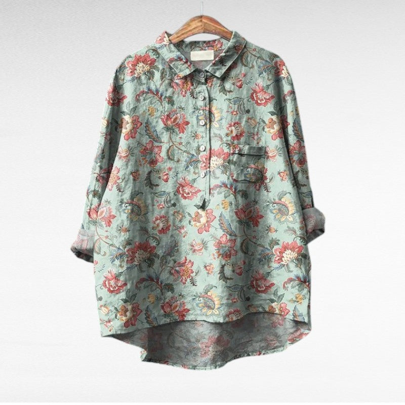 Zylaa® | Klassieke Bloemenblouses