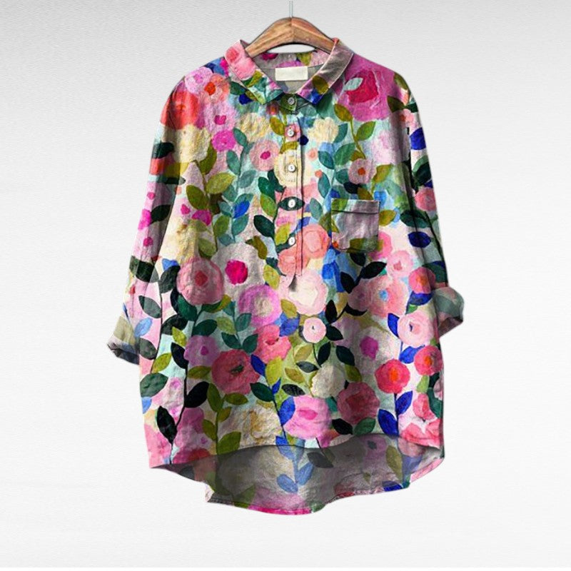 Zylaa® | Klassieke Bloemenblouses