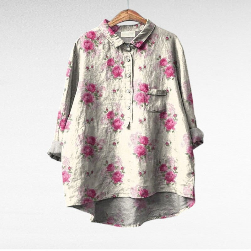 Zylaa® | Klassieke Bloemenblouses
