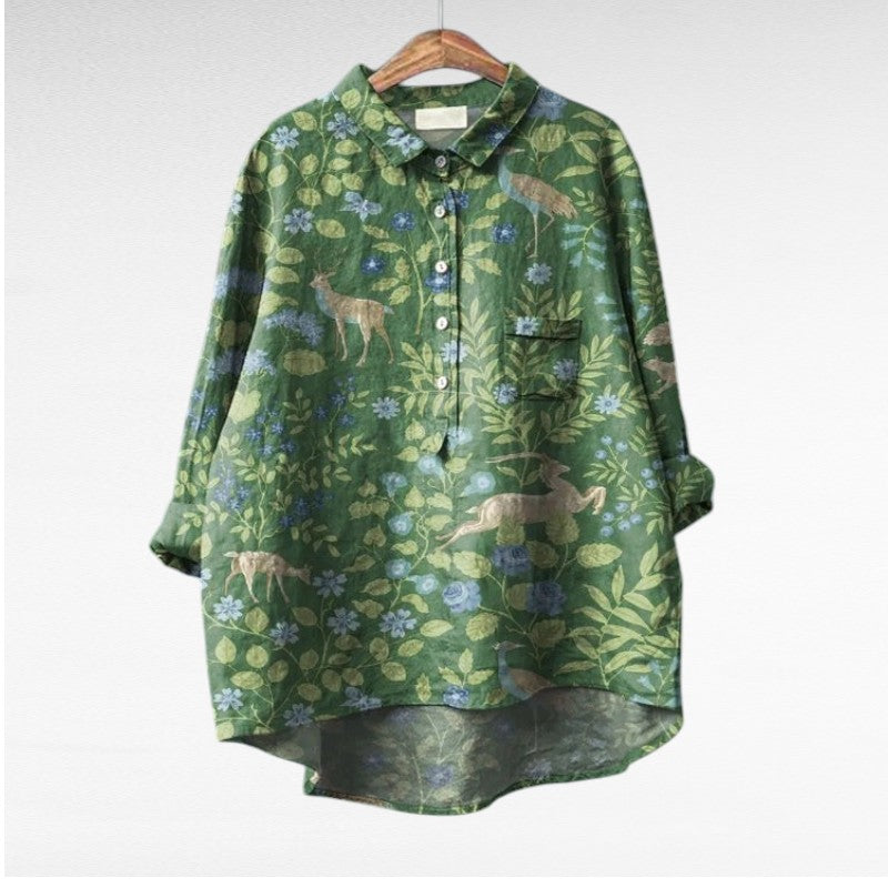 Zylaa® | Klassieke Bloemenblouses