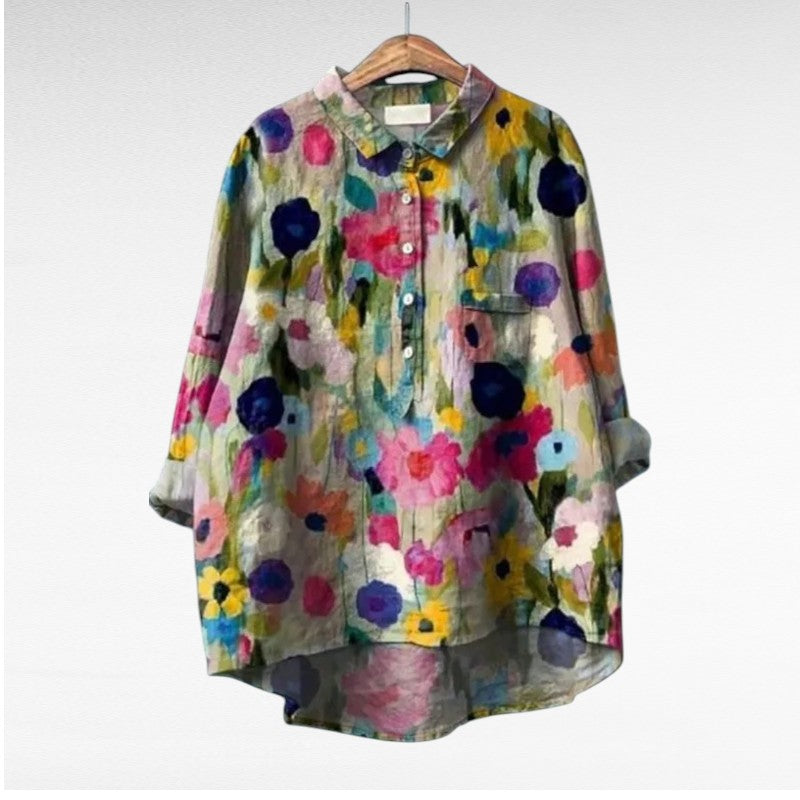 Zylaa® | Klassieke Bloemenblouses