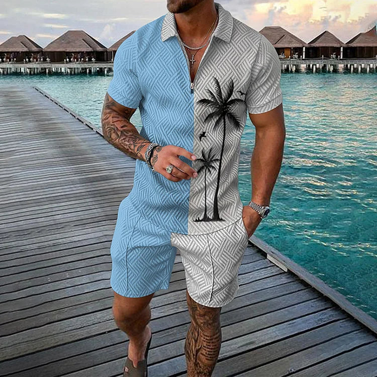 Arvid | Kokosnootboom Poloshirt & Shorts Set coll2