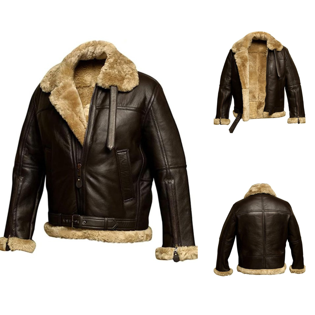 Grahem - Warm leren jack