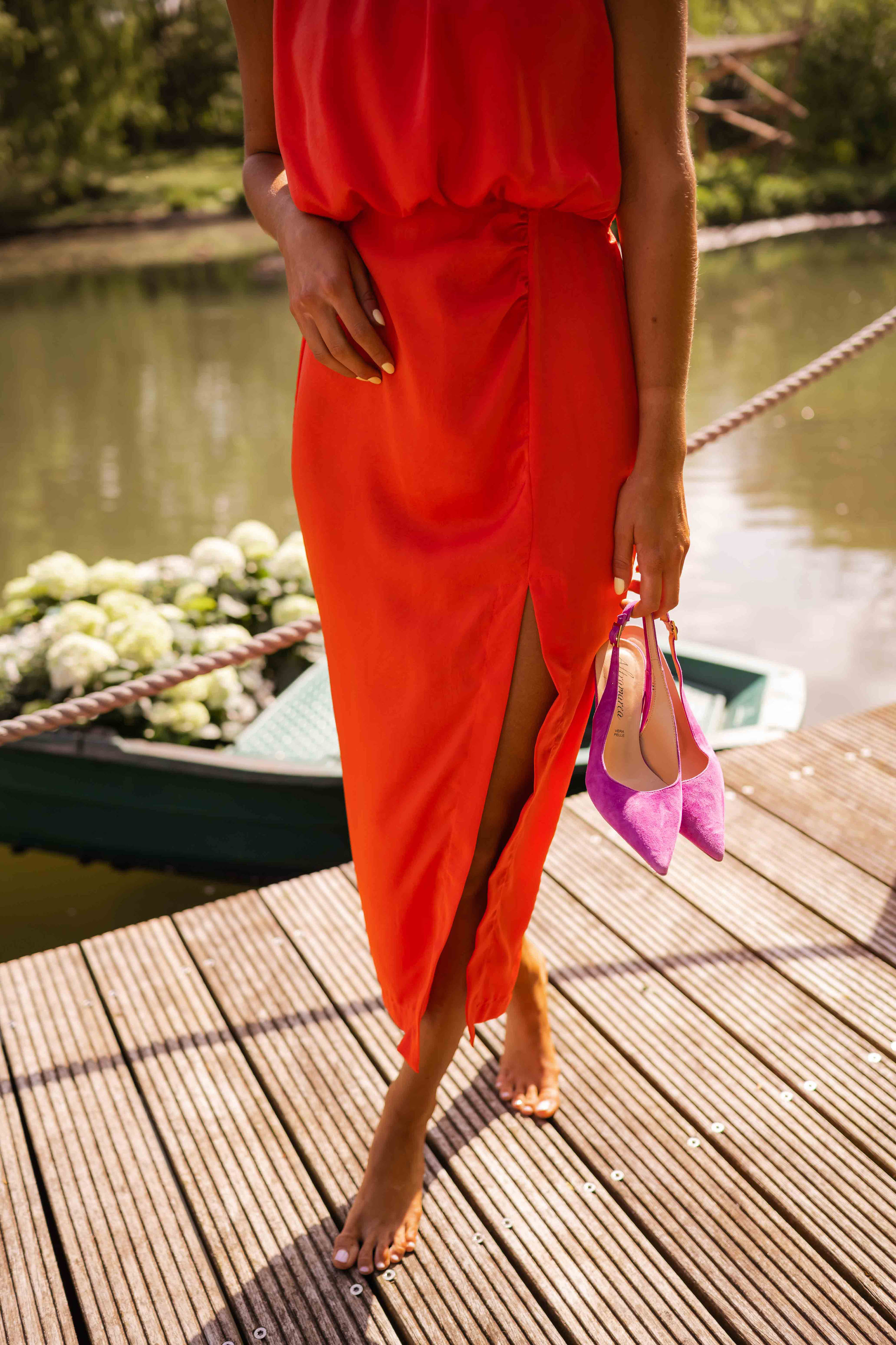 Leonie™ — Zomers Midi Jurkje