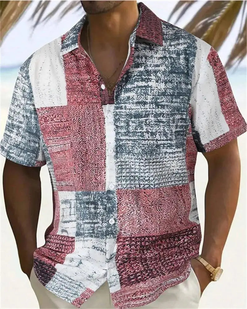 Fred™ MULTIKLEUR POLO IN MODERNE STIJL