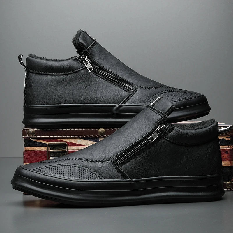 Burkard - Leren Schoenen met Warme Voering