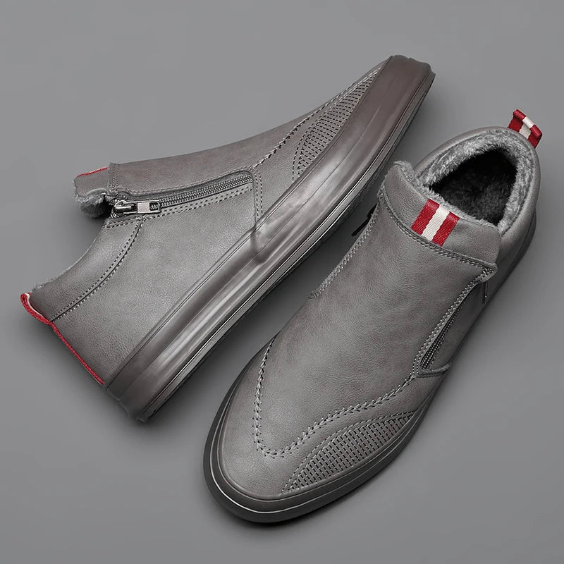 Burkard - Leren Schoenen met Warme Voering
