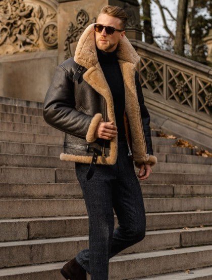 Grahem - Warm leren jack