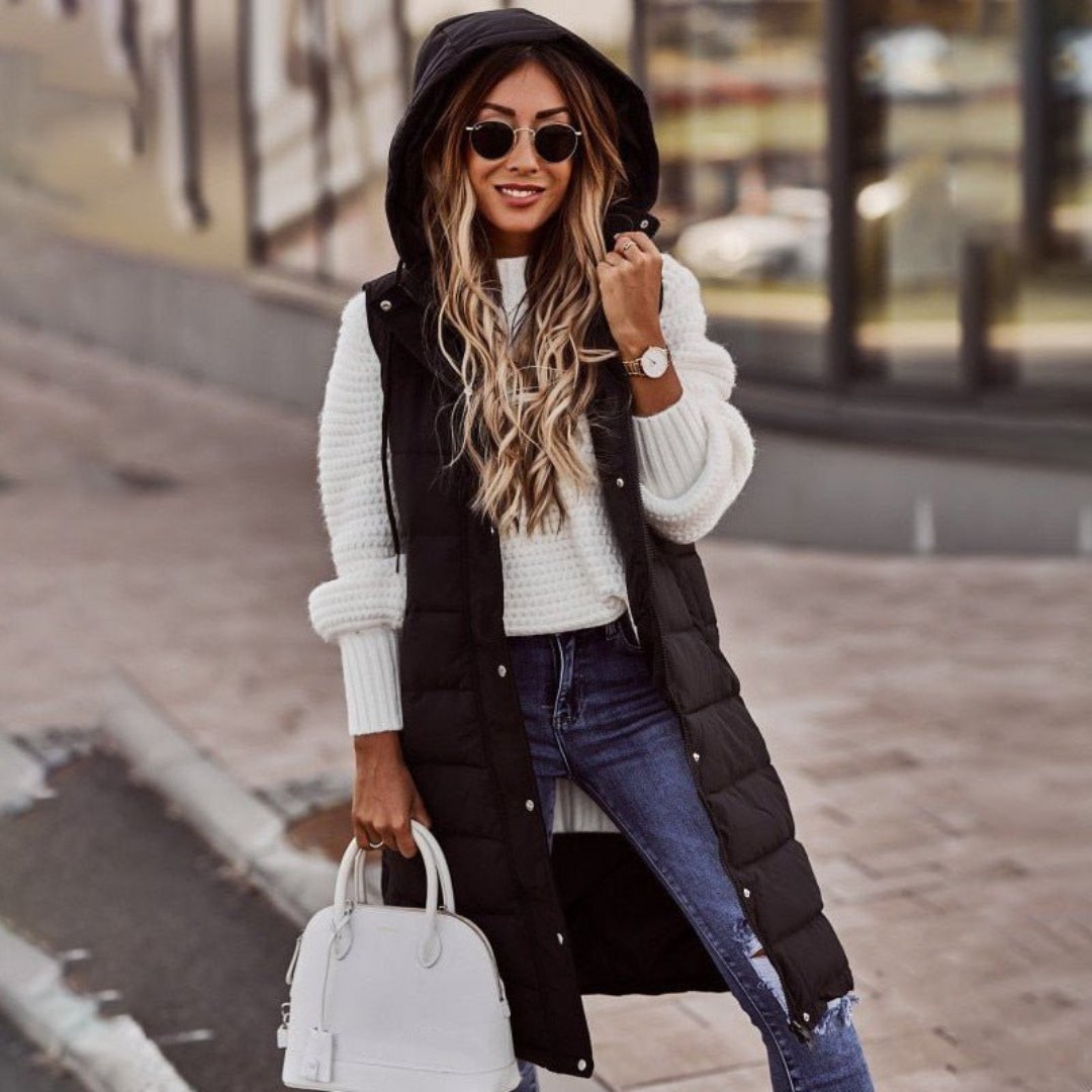 Armie | Trendy Lange Gewatteerde Bodywarmer
