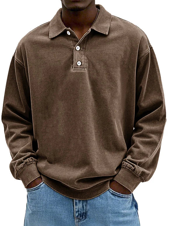 Mateo™ Herenpolo met lange mouwen