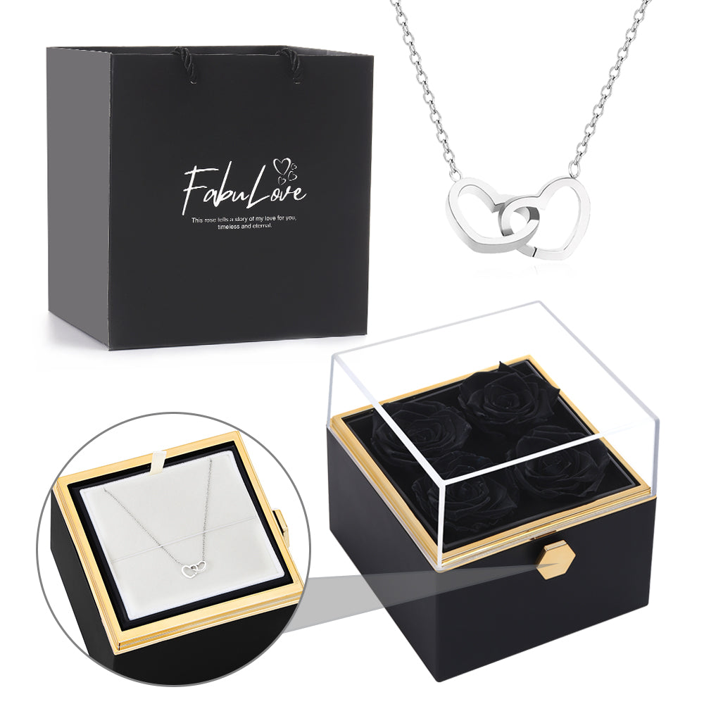 Ketting met Eeuwige Rozenbox