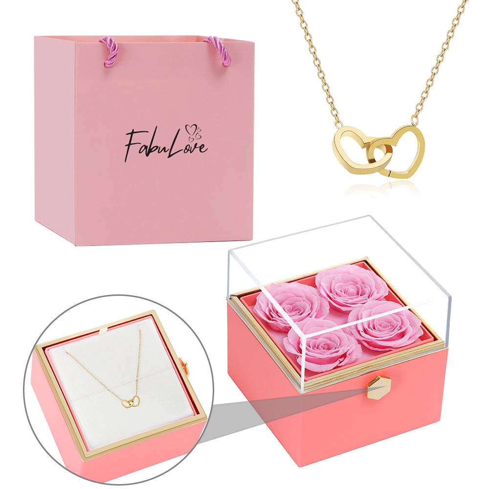 Ketting met Eeuwige Rozenbox