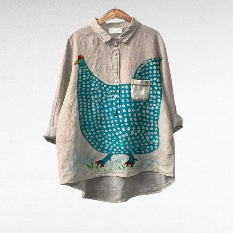 Zylaa® | Modieuze Vintage Blouse