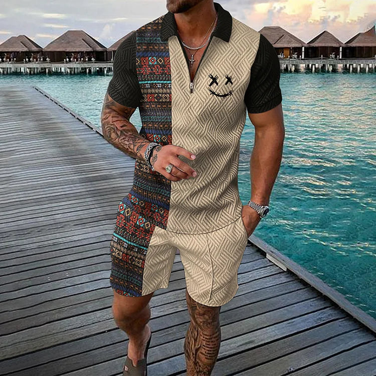 William | Heren Zomer Set met Poloshirt & Shorts – Uitverkoop