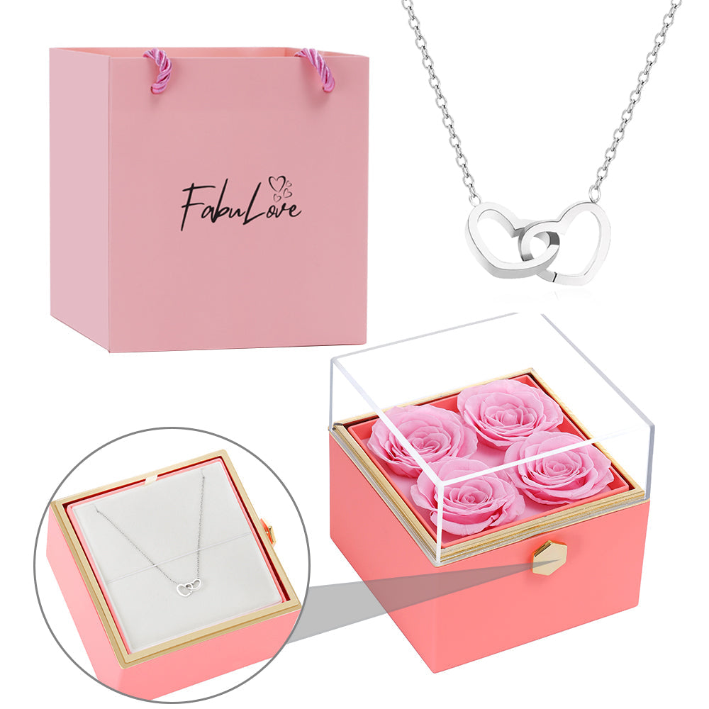 Ketting met Eeuwige Rozenbox