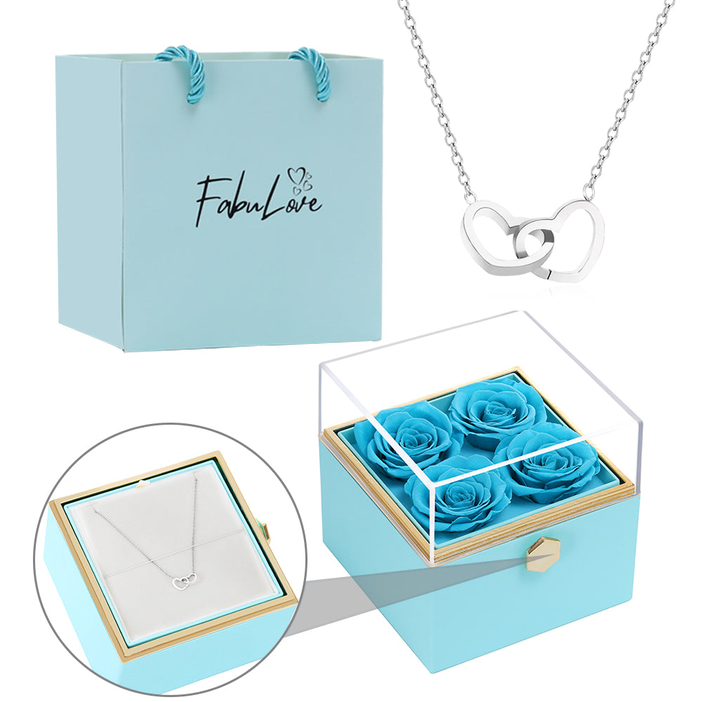 Ketting met Eeuwige Rozenbox