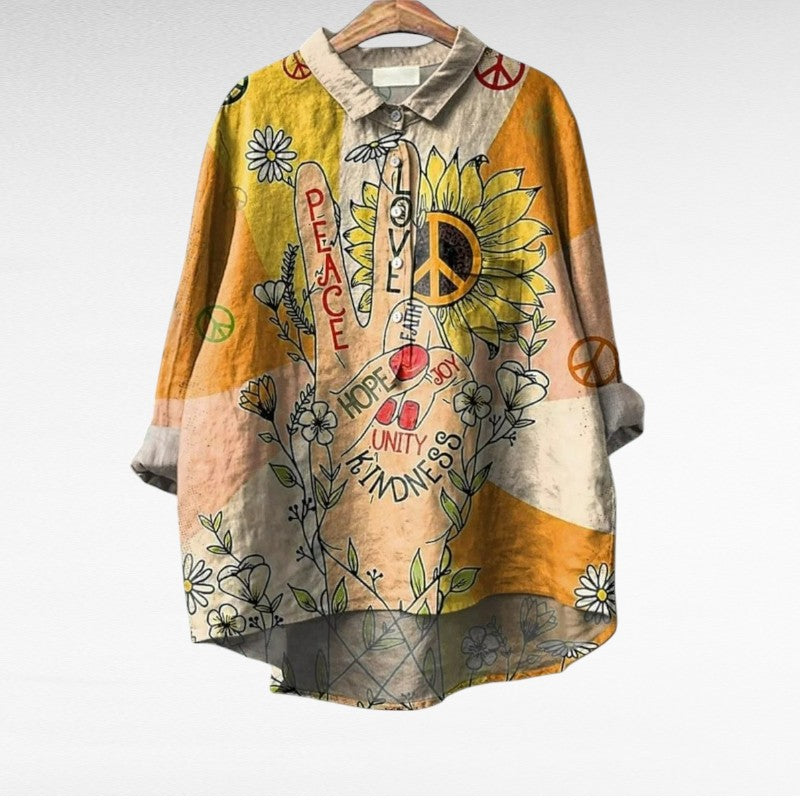 Zylaa® | Modieuze Vintage Blouse
