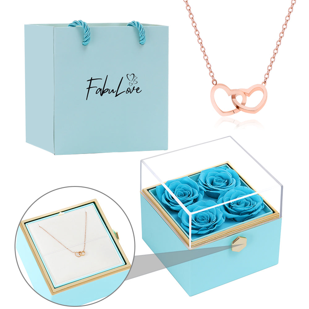 Ketting met Eeuwige Rozenbox