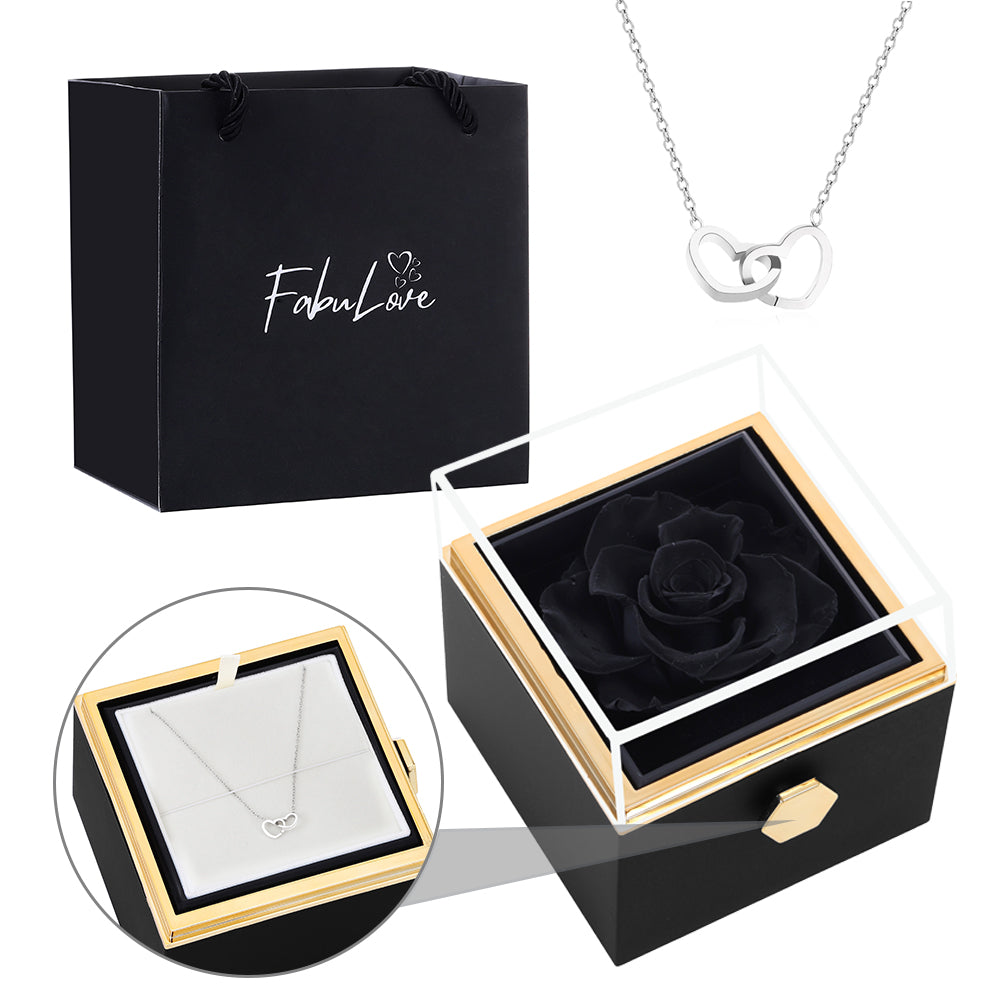 Ketting met Eeuwige Rozenbox