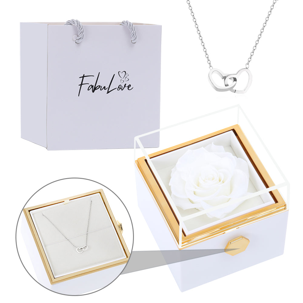 Ketting met Eeuwige Rozenbox