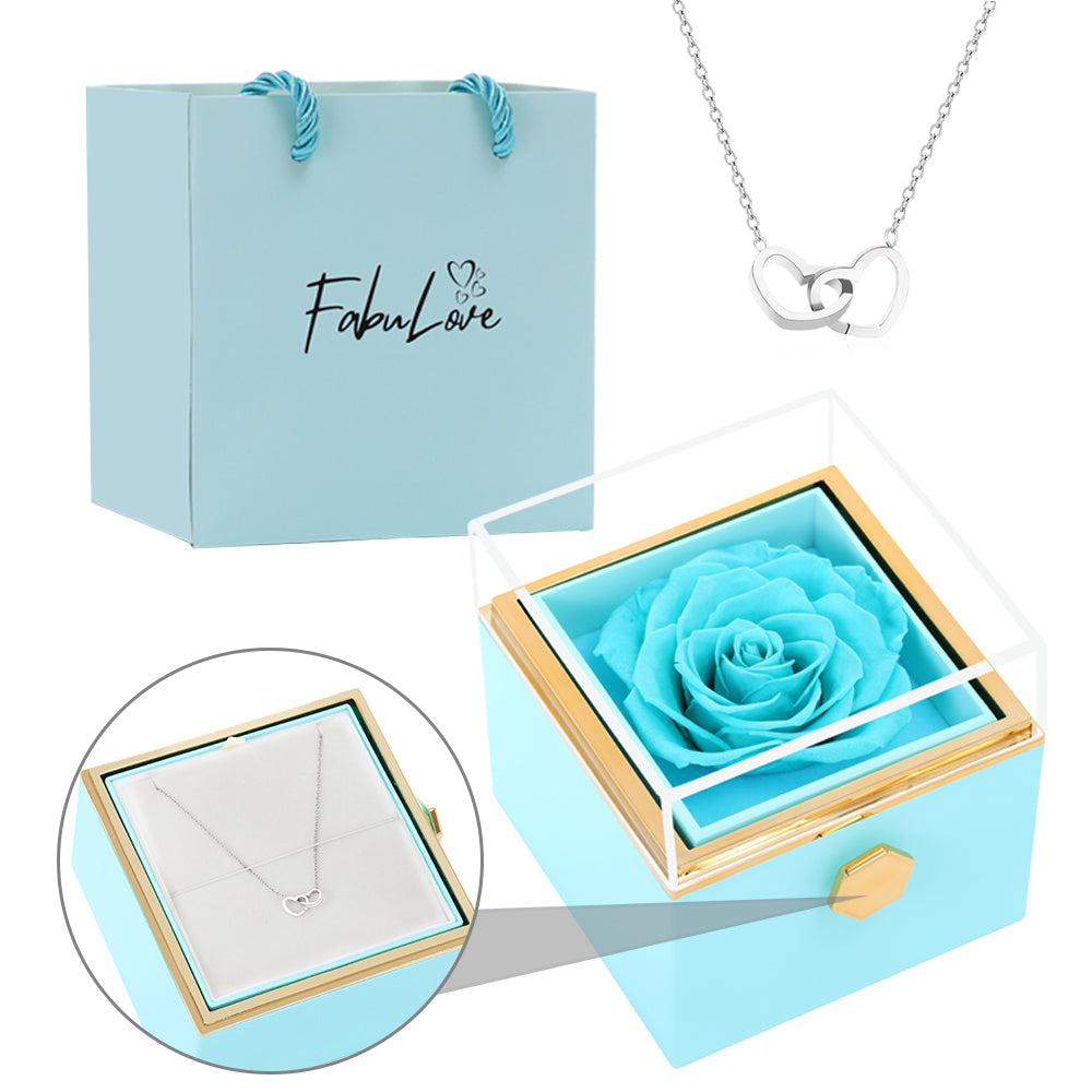 Ketting met Eeuwige Rozenbox