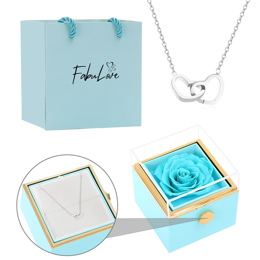 Ketting met Eeuwige Rozenbox