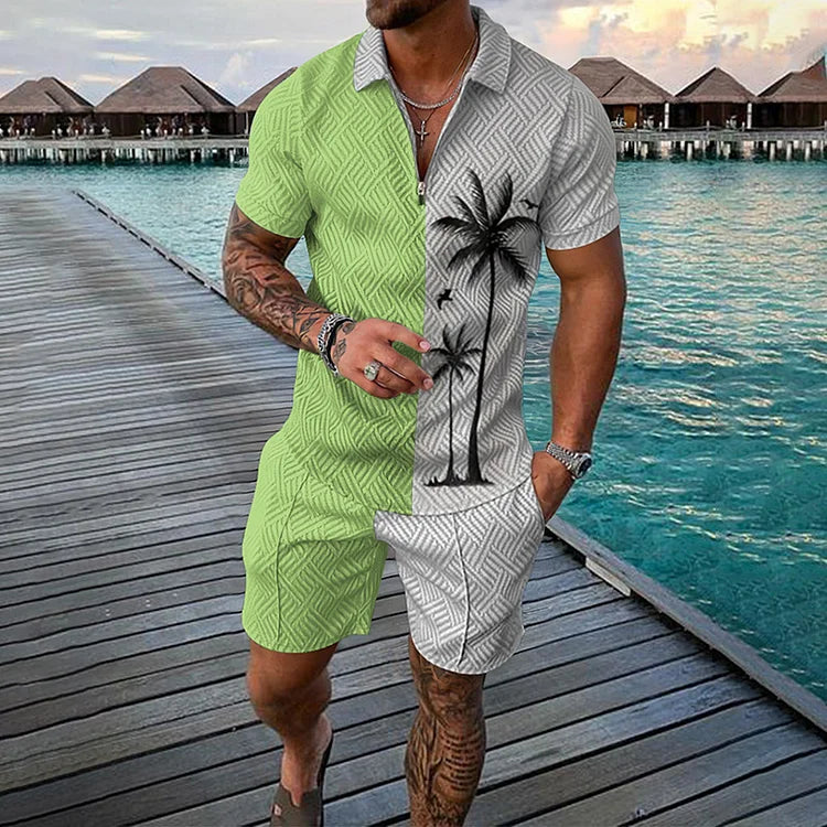 Arvid | Kokosnootboom Poloshirt & Shorts Set coll2