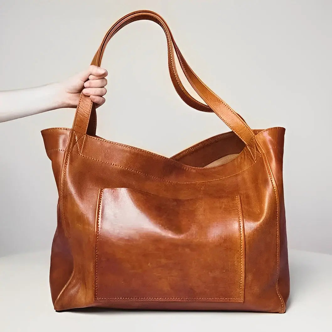 Diana | Vintage Leren Schoudertas