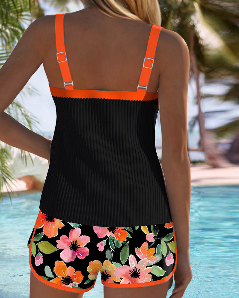 Zylaa® | Tweedelige Elegante Tankini Set