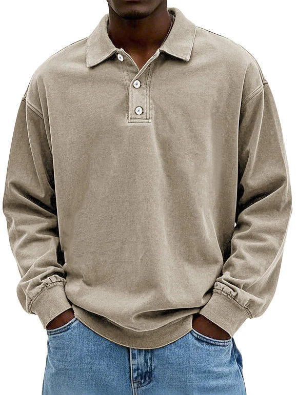 Mateo™ Herenpolo met lange mouwen