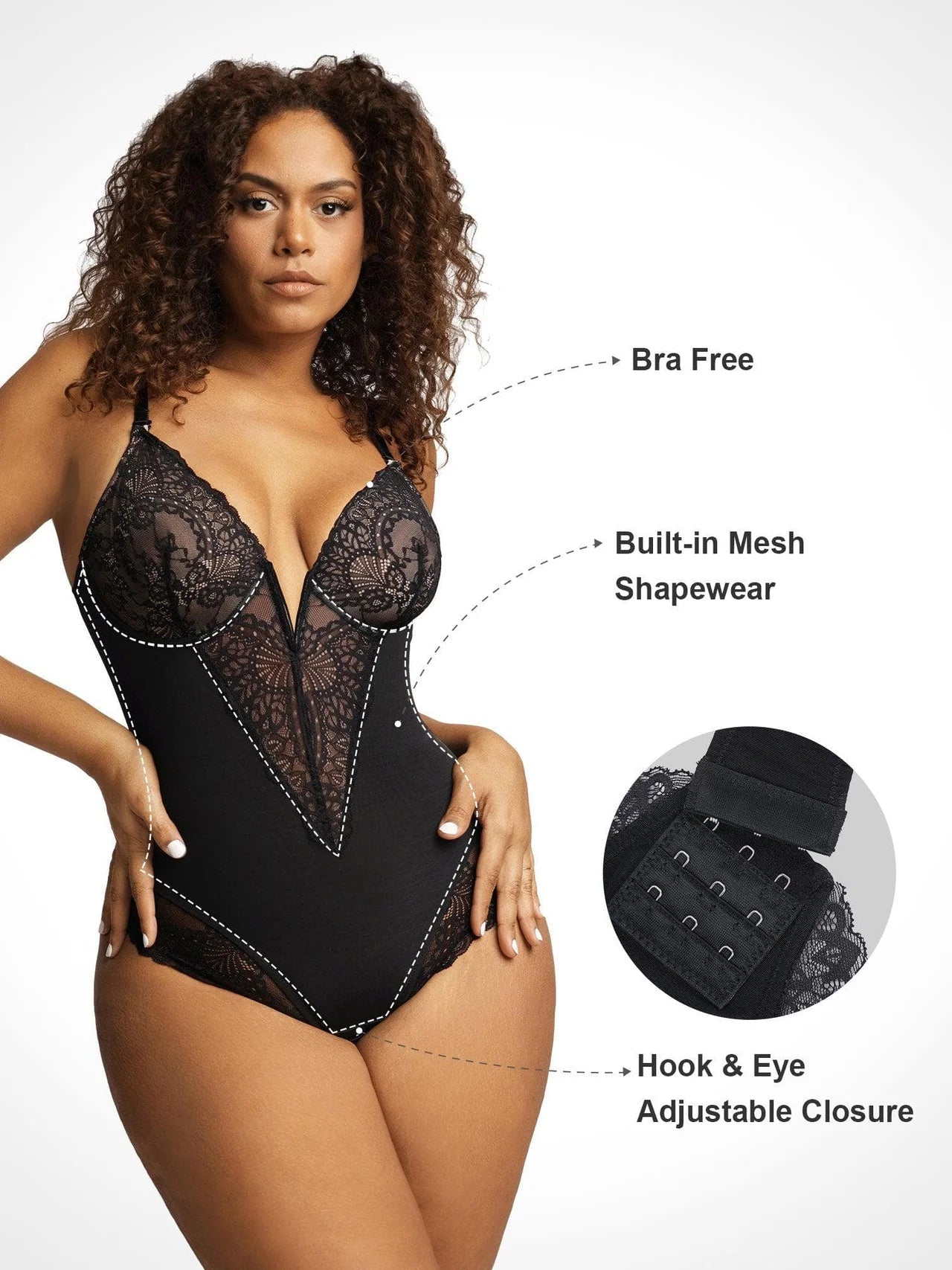 Eef - Kanten Shapewear Bodysuit™