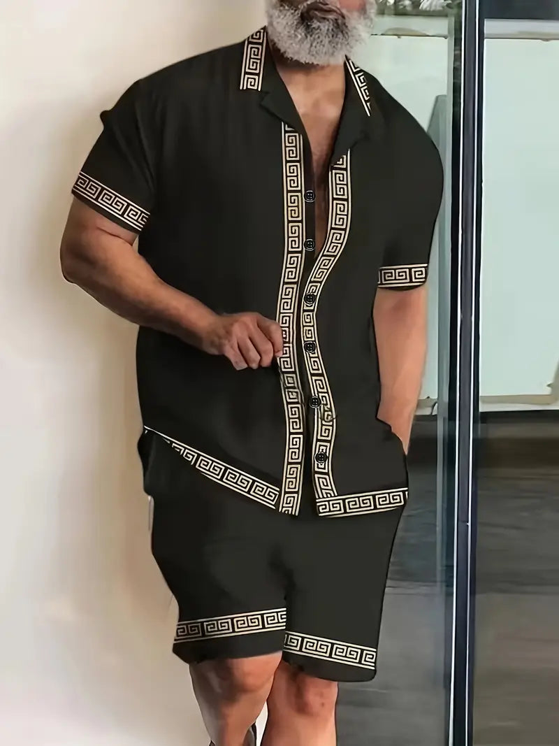 Ludvig | Hawaii Style Zomer Set – Shirt & Shorts voor Mannen